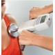 Dispositif rond pour la mesure ponctuelle de la force musculaire, sur l'épaule par exemple